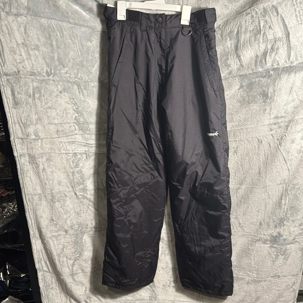 Snow pants women Skigear snow pants adjustable hook and loop size small black